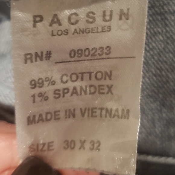 Pacsun Jeans Stacked Skinny Comfort Stretch Mens Size 30X32 Cotton - Picture 13 of 16